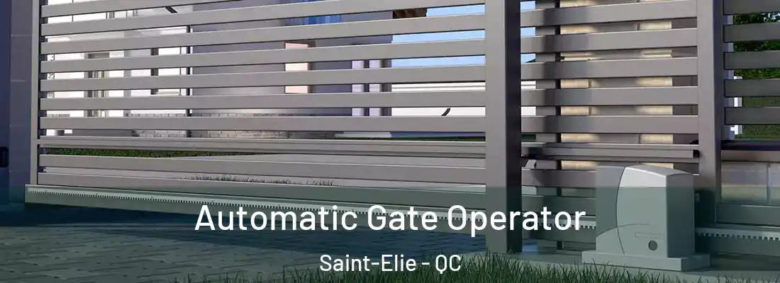  Automatic Gate Operator Saint-Elie - QC