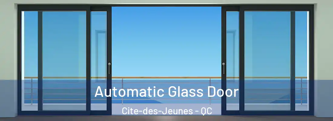  Automatic Glass Door Cite-des-Jeunes - QC