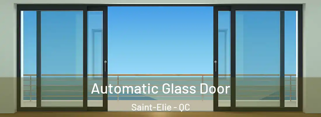  Automatic Glass Door Saint-Elie - QC