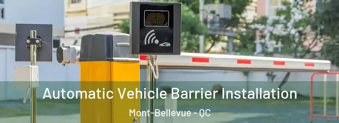  Automatic Vehicle Barrier Installation Mont-Bellevue - QC