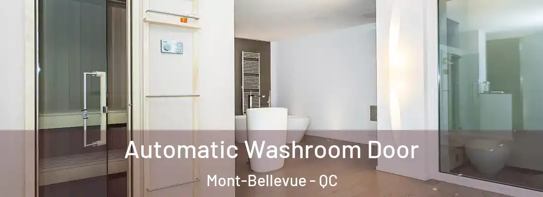  Automatic Washroom Door Mont-Bellevue - QC