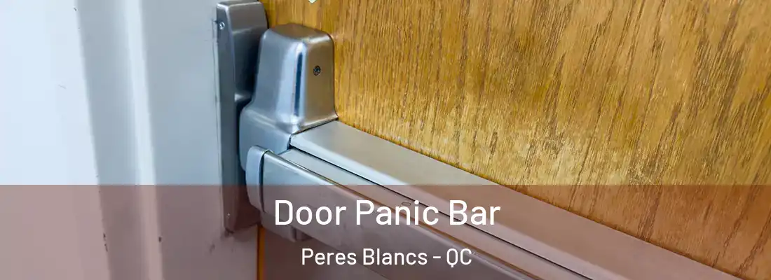  Door Panic Bar Peres Blancs - QC