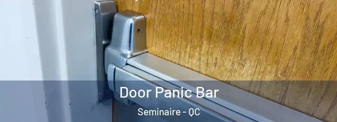  Door Panic Bar Seminaire - QC