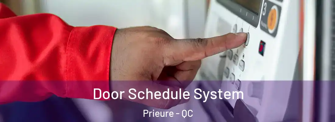  Door Schedule System Prieure - QC