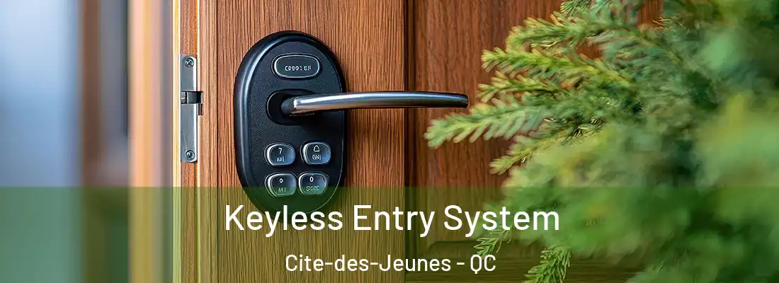  Keyless Entry System Cite-des-Jeunes - QC