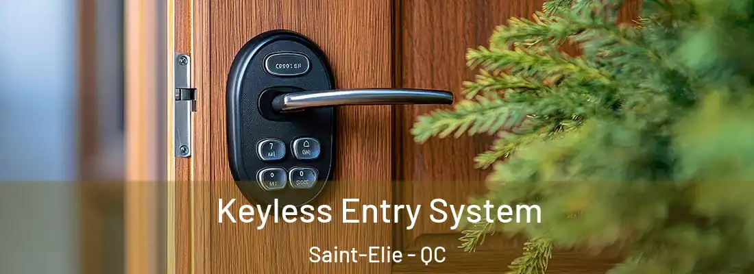  Keyless Entry System Saint-Elie - QC