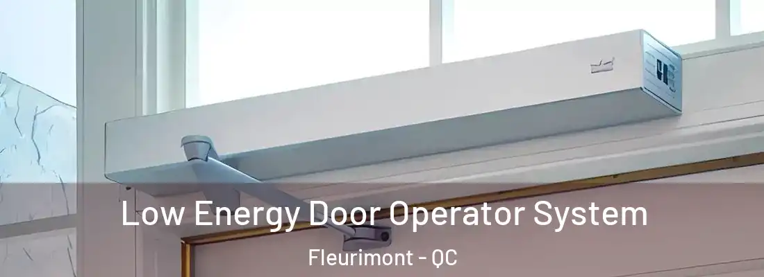  Low Energy Door Operator System Fleurimont - QC