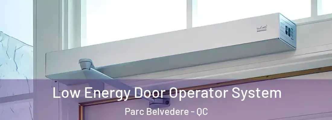  Low Energy Door Operator System Parc Belvedere - QC