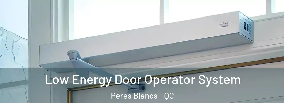  Low Energy Door Operator System Peres Blancs - QC