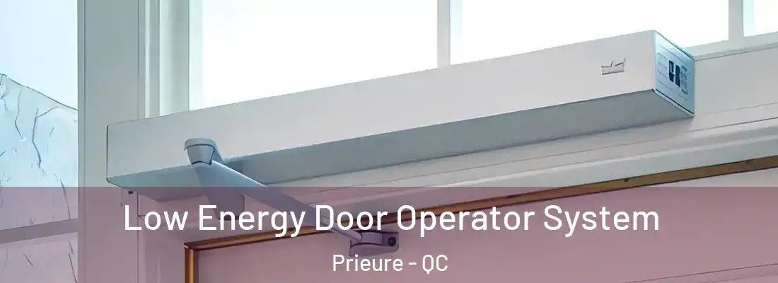  Low Energy Door Operator System Prieure - QC