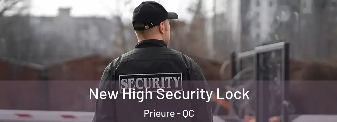  New High Security Lock Prieure - QC