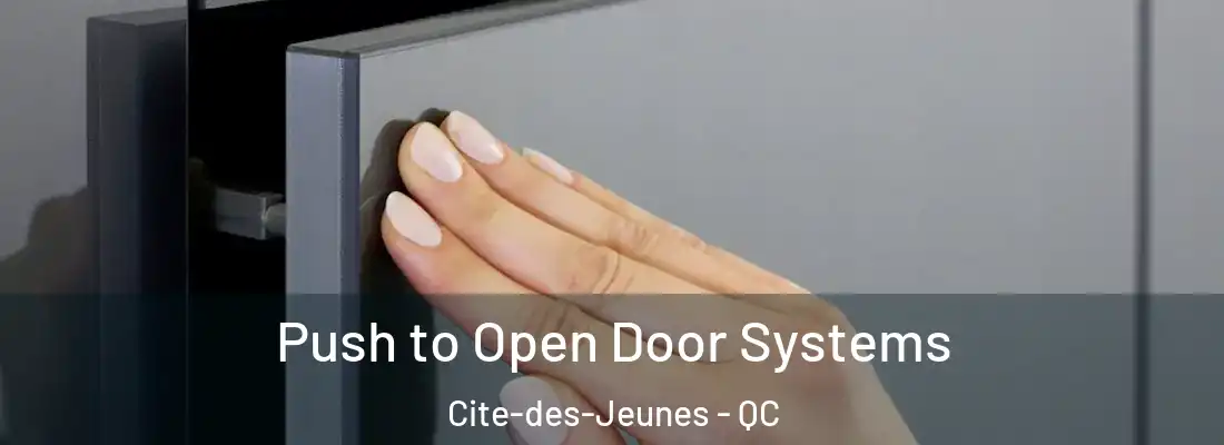  Push to Open Door Systems Cite-des-Jeunes - QC