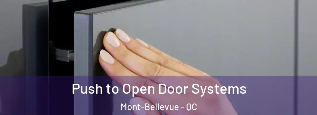  Push to Open Door Systems Mont-Bellevue - QC
