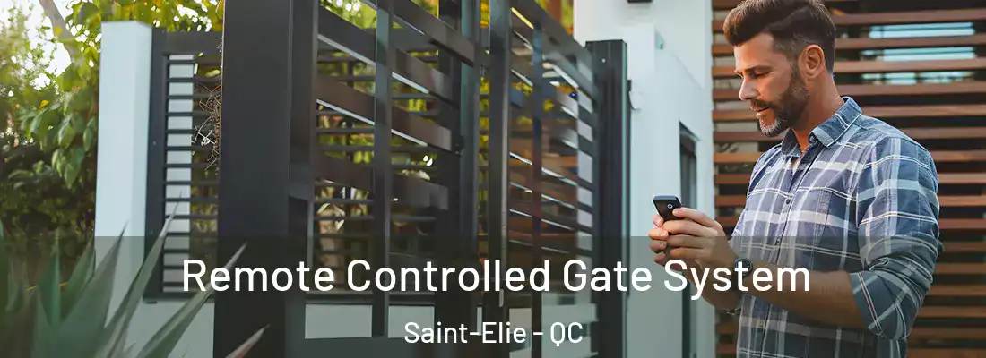  Remote Controlled Gate System Saint-Elie - QC