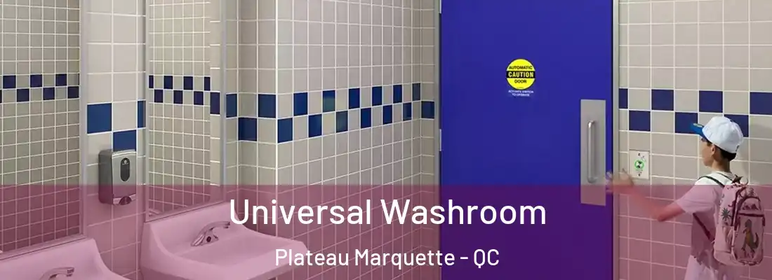 Universal Washroom Plateau Marquette - QC